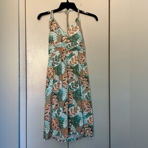 XS Tommy Bahama Floral Patterned Halter Dress